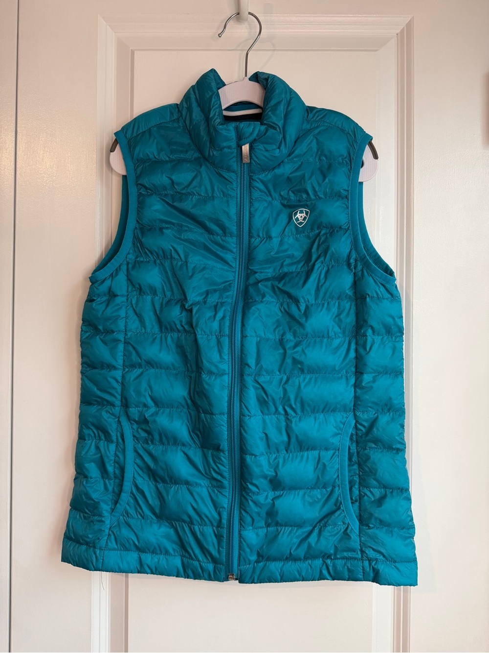 Ariat Ideal Girls Vest Gilet Atomic Blue Size Large